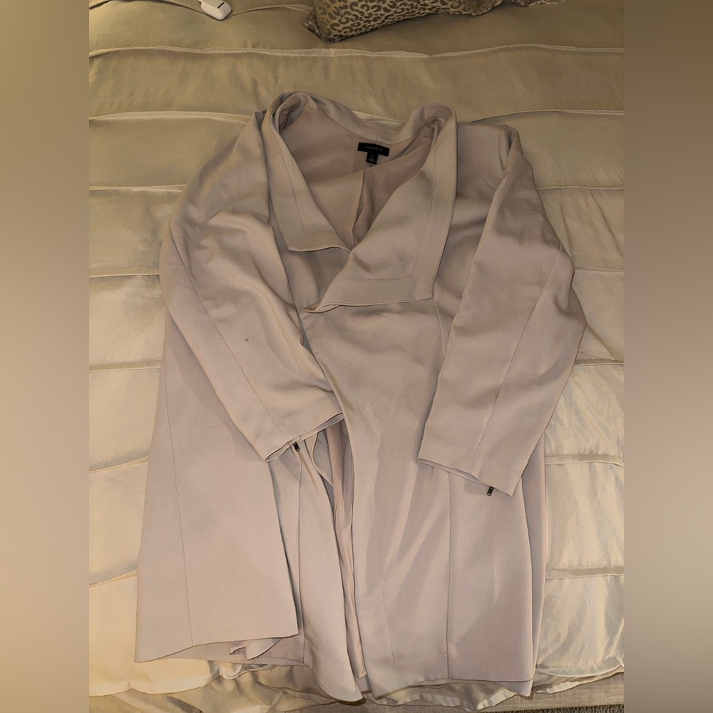 Cream outerwear jacket